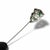 Art Deco Platinum-Topped Diamond and Emerald Pin, France, Circa 1920s For Sale - Image 4 of 6