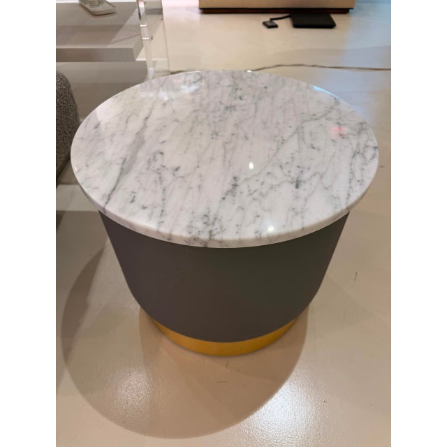 Contemporary Pastilles Small Marble Top Table For Sale - Image 3 of 6