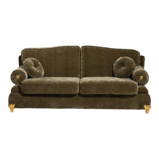 1970s Italian Upholstered Sofa For Sale