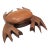 1960s Handcrafted Taverneau Wood Crab Trinket Box For Sale