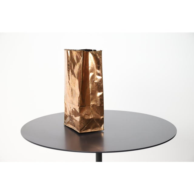 Metal Paper Bag by California Bronze For Sale - Image 7 of 18