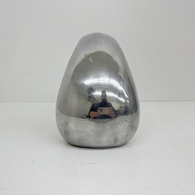 Mid-Century Modern Biomorphic Sculpture Object in Aluminum by Eva & Peter Moritz for Ikea, 1980 For Sale - Image 3 of 18