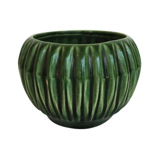 Green Bamboo Design Pottery For Sale