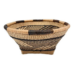 Early 20th Century Rare Tonga Binga Basket Bowl 11inch MATTER COLLECTION