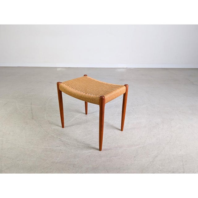 Danish Model 80 Stool in Teak by Niels O Møller for J.L. Møller For Sale - Image 6 of 10
