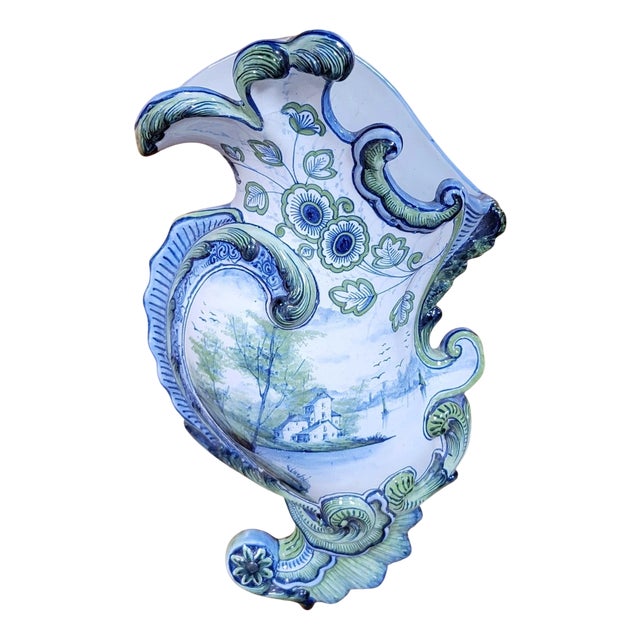 Flower Pot in Glazed Ceramic For Sale