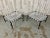 Black 1950s Attributed to Tadao Inouye for Brown Jordan " Kantan "Style Ottomans - Set of 2 For Sale - Image 8 of 12