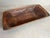 This is an antique, hand-carved wooden trough from the 19th century. The bottom was once repaired with iron fittings. Very...