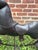 American Vintage Handcrafted Hammered Metal Rocking Horse Sculpture For Sale - Image 3 of 18