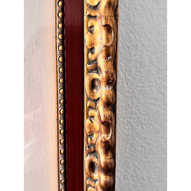 Wood Vintage Oversized Framed Jessie Arms Botke "White Peacock" Print For Sale - Image 7 of 12