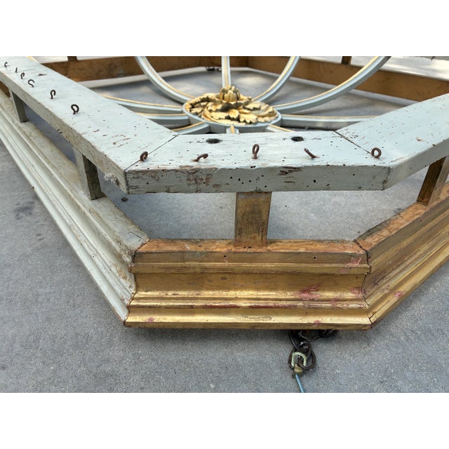 French Ciel De Lit -Wooden Antique French Canopy Frame For Sale - Image 3 of 6