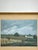 Original signed landscape painting by War Van Overstraete. This atmospheric work depicts a rural countryside scene with...