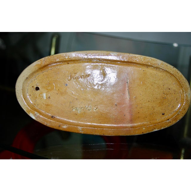 Glazed Stoneware Trinket Dish by Charles Gréber, France, 1910s For Sale - Image 6 of 9