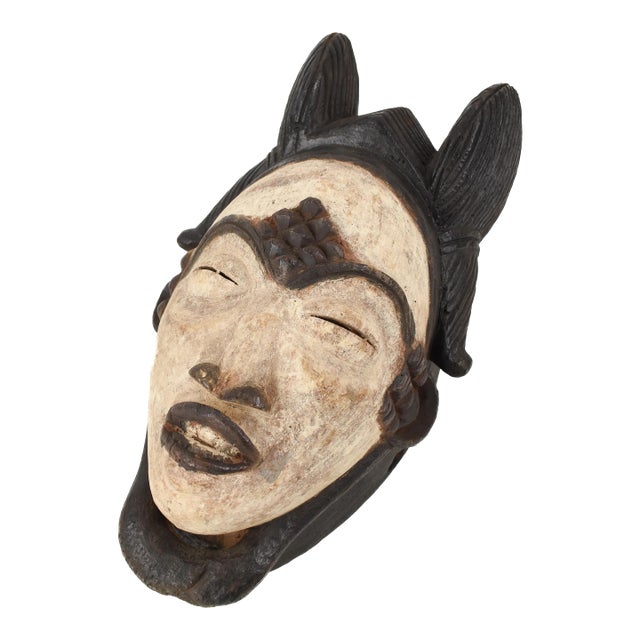 Early 20th Century Punu Mukudji Maiden Spirit Mask Gabon For Sale