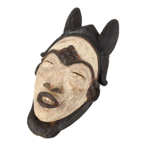 Early 20th Century Punu Mukudji Maiden Spirit Mask Gabon
