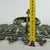 Antique Green Wrought Iron Wall Coat Rack with Floral Decorations, 20th Century For Sale - Image 10 of 11