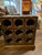 Rustic Elmwood Wine Rack For Sale - Image 4 of 4