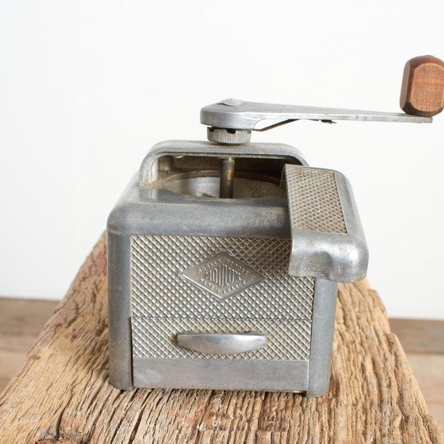 Antique French Coffee Grinder from Moulux, 1950s For Sale - Image 3 of 9