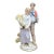 Antique 19thc Meissen Gustave Deloye Porcelain Harvest Peasant Couple Figurine For Sale