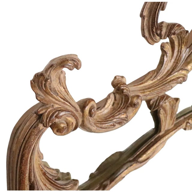 Pr. Carved Wood Rococo Style Gilt Framed Mirrors Made in Italy Late 20th C. For Sale - Image 11 of 13