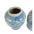 Blue Large Chinoiserie Blue and White Abstract Lotus Ginger Jar For Sale - Image 8 of 12