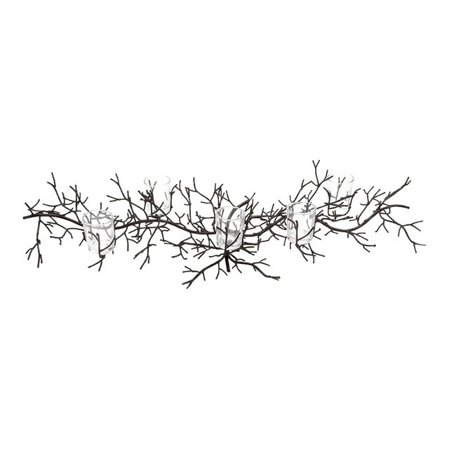 ZGallerie Modern Organic Manzanita Branch Candelabra Centerpiece For Sale