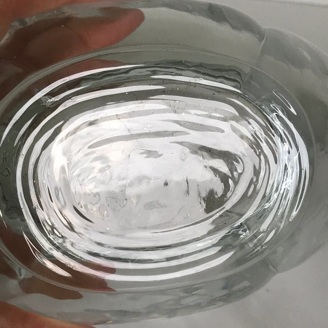 Early 20th Century Antique Art Glass Lotus Bowl For Sale - Image 5 of 7