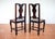 Antique English Oak Jacobean Hall Side Dining Chairs, 1620, Set of 2 For Sale - Image 5 of 18