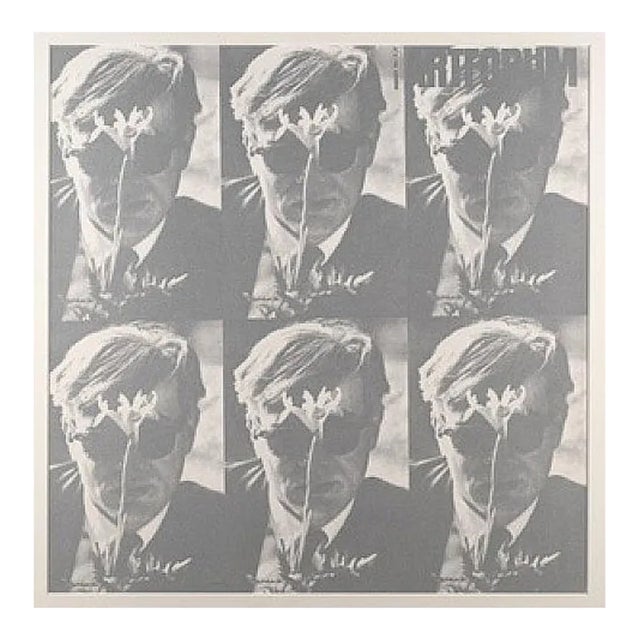 Mid 20th Century Dennis Hopper 1964 Art Forum-Andy Warhol (Light Silver Version) Color Variant Silkscreen, 1988 For Sale