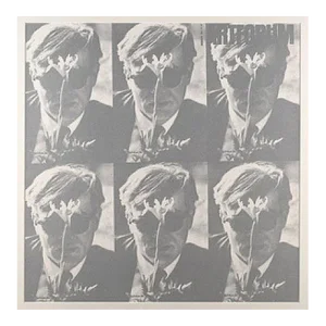 Mid 20th Century Dennis Hopper 1964 Art Forum-Andy Warhol (Light Silver Version) Color Variant Silkscreen, 1988