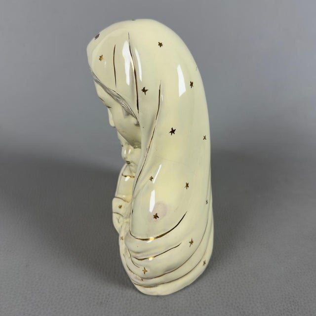 Arista, Madonna with Child, 1950s, Majolica For Sale - Image 4 of 11