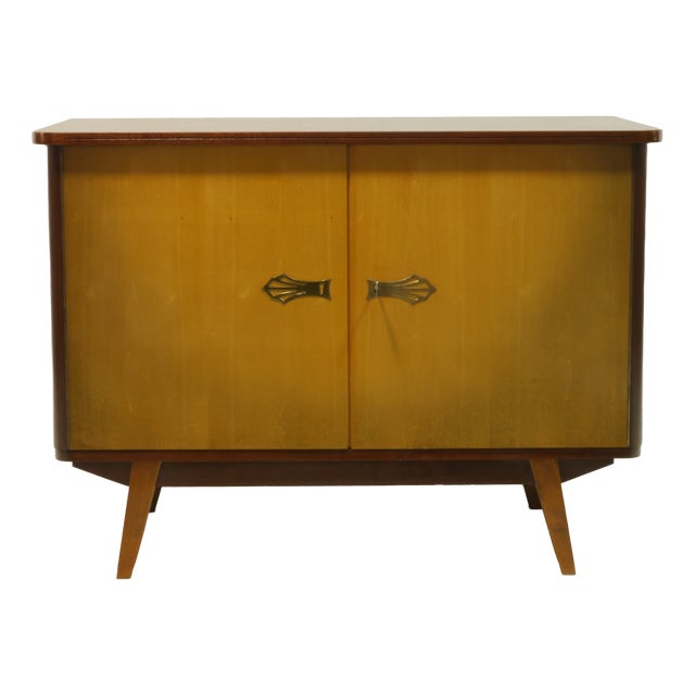 Mid-Century Sideboard in Beech and Spruce, Germany, 1960s For Sale