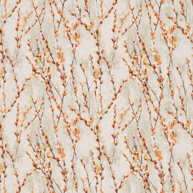 Harlequin Salice Fabric in Tangerine - a Sample For Sale