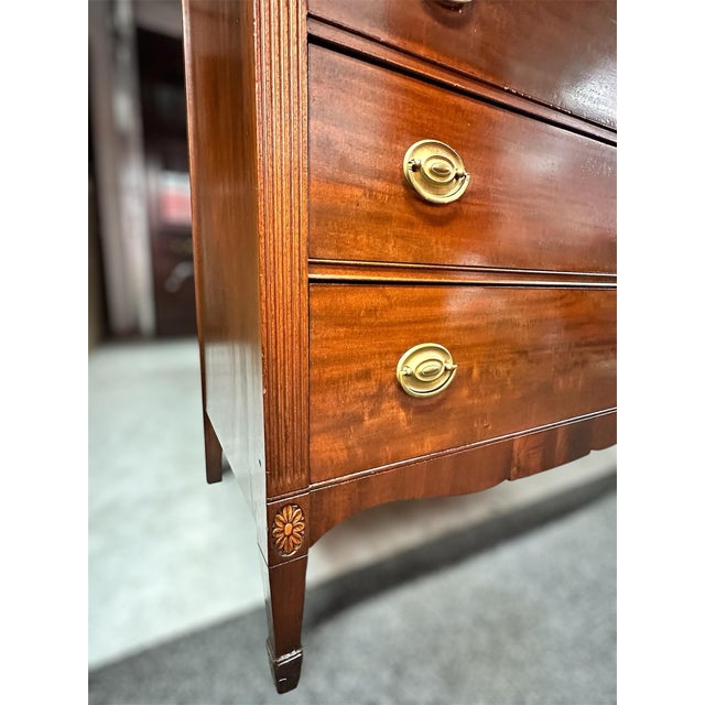Vintage Kindel Grand Rapids Mahogany 5-Drawer French Louis XVI Style For Sale - Image 9 of 11