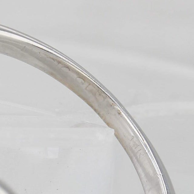 0.72ctw 2-Diamond Bypass Ring 14k White Gold Engagement Anniversary Size 7.5 For Sale - Image 4 of 8