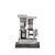 1970s Brutalist Modernist Geometric Sculpture in Caste Stainless Signed Paul Mount For Sale - Image 13 of 13