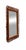 Brown Rattan and Wicker Rectangular Wall Mirror, 1960s For Sale - Image 8 of 9