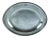 Large Silver Armorial Hallmark Oval Platter For Sale