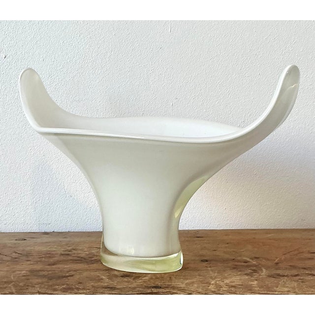 Mid 20th Century Vintage Italian Art Glass Bowl For Sale - Image 5 of 12