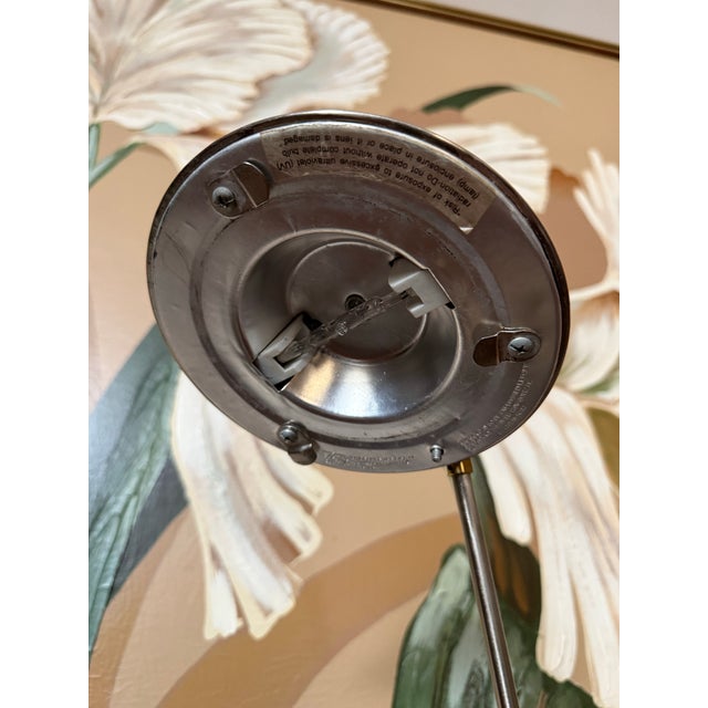 Silver Vintage Tensor Pittsburg Collection Lt627 Articulating and Dimmable Halogen Desk Lamp For Sale - Image 8 of 9