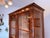 Brown Antique Biedermeier Display Cabinet For Sale - Image 8 of 18