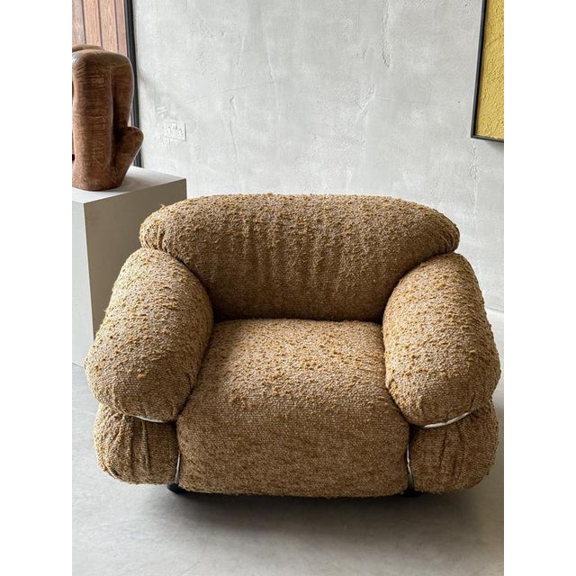 Sesann Armchairs by Gianfranco Fratinni, Set of 2 For Sale - Image 6 of 9