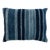 Rich Faded Indigo Stripe Cushion For Sale