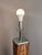 1960s Mid Century Modern Carved Wood Block Table Lamp For Sale - Image 9 of 11