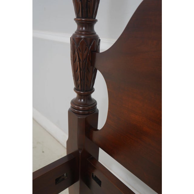 Wood Statton Queen Size 4 Post Poster Bed For Sale - Image 7 of 12
