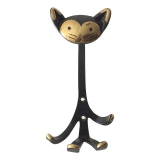 Cat-Shaped Wall Hooks by Walter Bosse for Herta Baller, 1950s For Sale