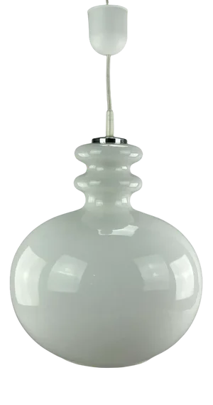 Large Mid-Century Space Age Ceiling Pendant in Glass from Peill & Putzler, 1960s