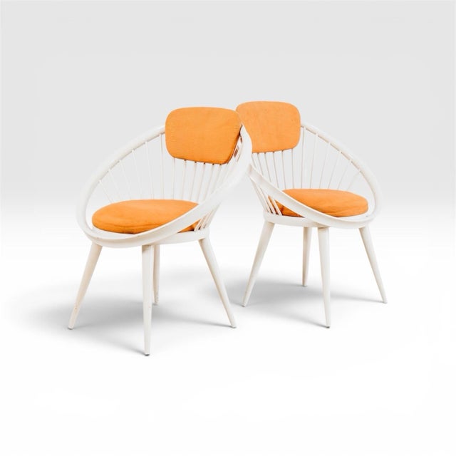 Vintage Scandinavian Chairs by Yngve Ekström, 1960s, Set of 2 For Sale - Image 11 of 11