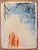 Abstract "Static" Contemporary Original Abstract Painting on Paper For Sale - Image 3 of 5