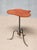 Sculptural Lysberg, Hansen and Therp Brass Side Table, Leather Top, Denmark, 1940s For Sale - Image 11 of 13